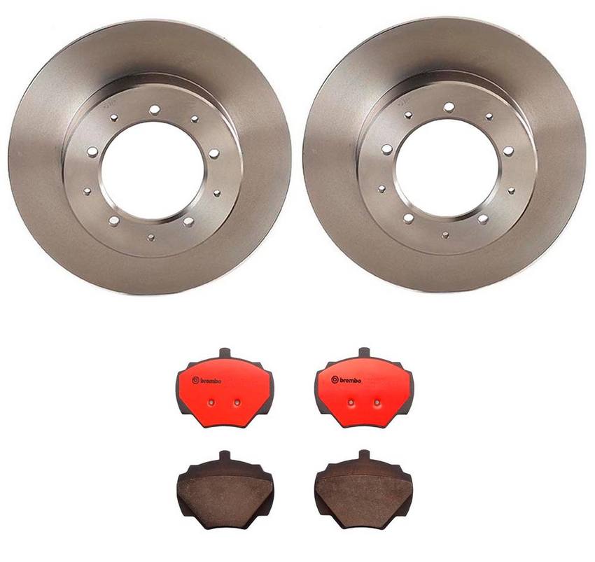 Land Rover Brembo Brakes Kit - Pads and Rotors Rear (290mm) (Ceramic) LR017953 - Brembo 3993529KIT